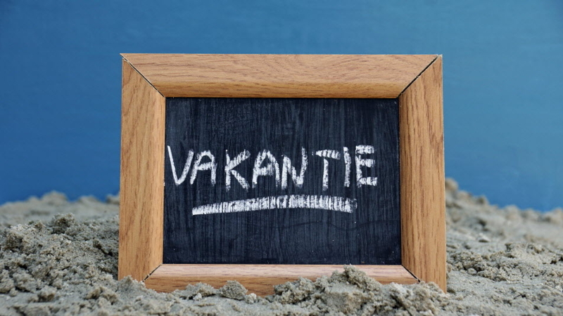 Gesloten wegens vakantie